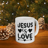 12WCM  White Christian Coffee Mug