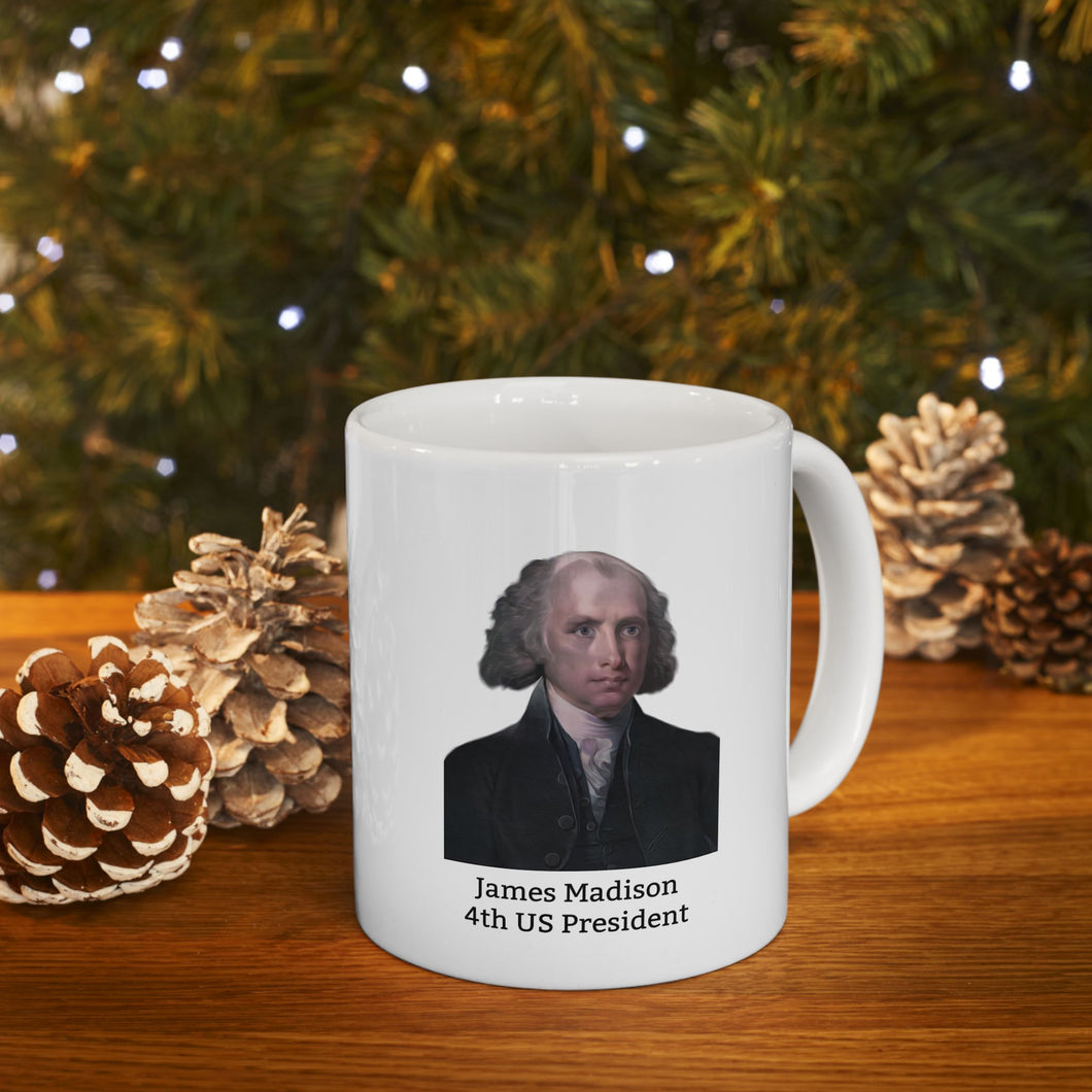 1JMM  James Madison Historical quote mugs