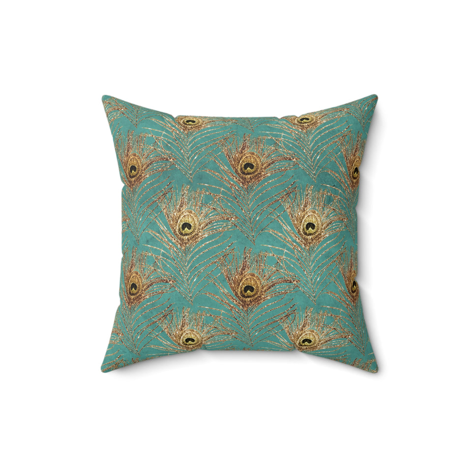 5PCF  Peacock Feather Pillows