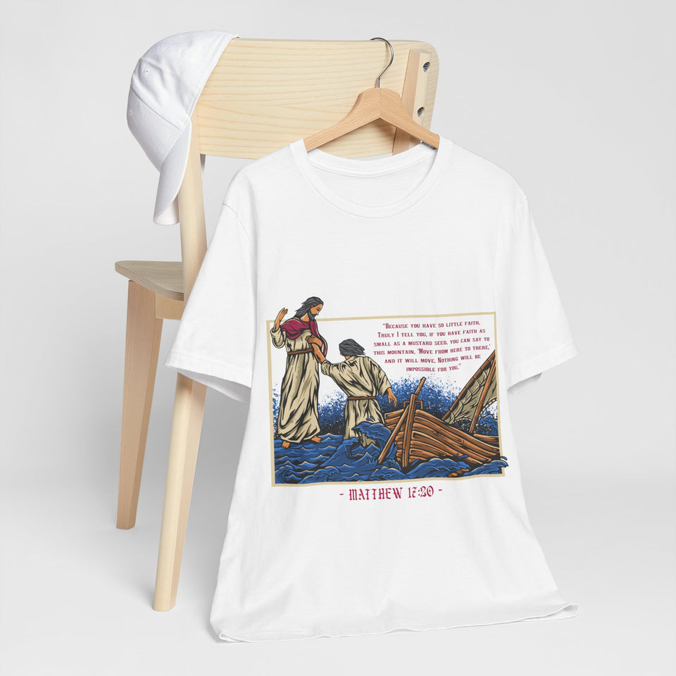 1BSTS Faith Can Move Mountains Bible Story Shirt