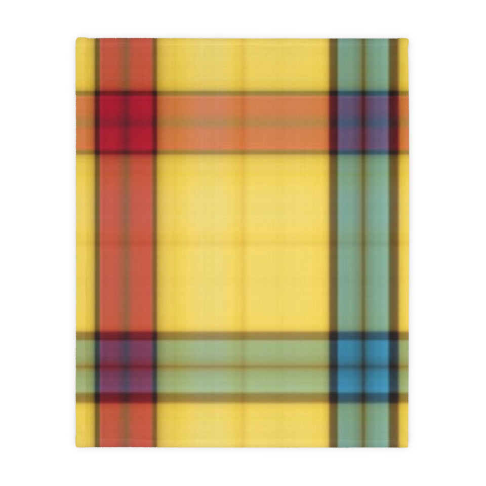 24CB  Colorful Plaid Blanket