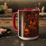 BSM50 The Magi Visit Jesus with Gifts Mug