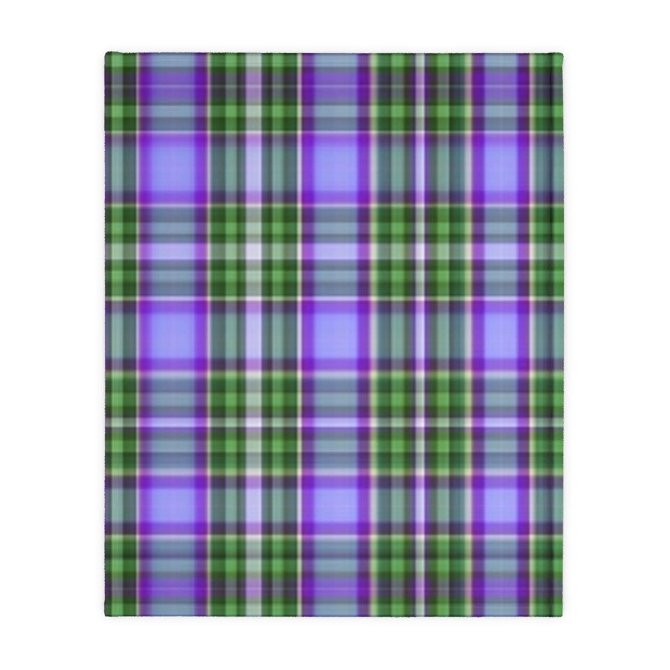 32CB  Colorful Plaid Blanket
