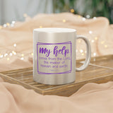 56SGM  Silver and Gold Christian Mug