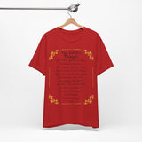 29CTS   Unisex Christian t shirt of The Lord's Prayer