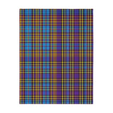 48CB  Colorful Plaid Blanket