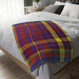 52CB  Colorful Plaid Blanket