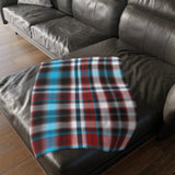 54CB  Colorful Plaid Blanket