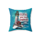 17LHP  Lighthouse Pillow