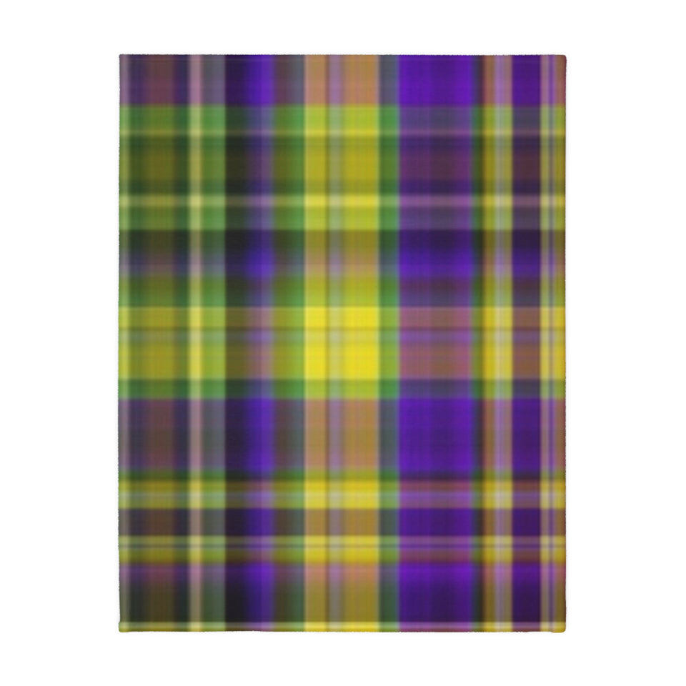 26CB  Colorful Plaid Blanket