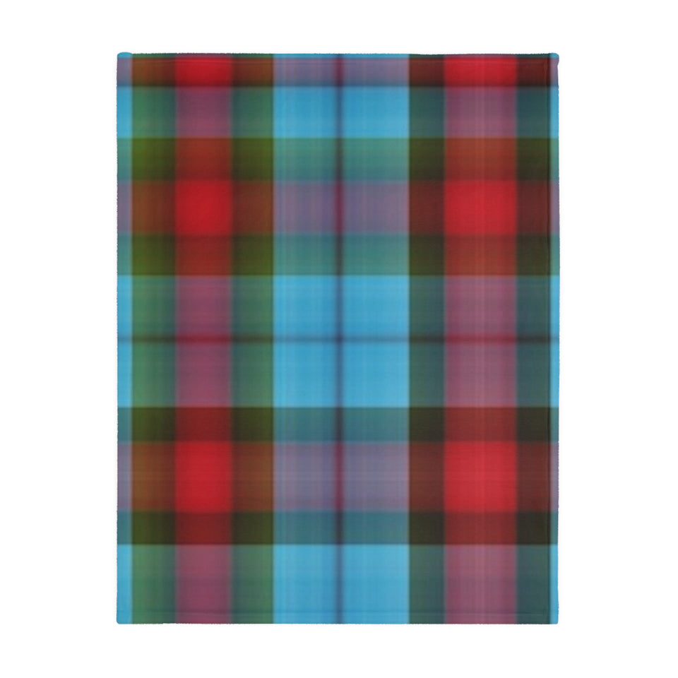 18CB  Colorful Plaid Blanket