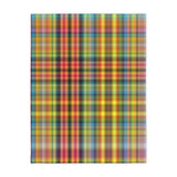 59CB  Colorful Plaid Blanket