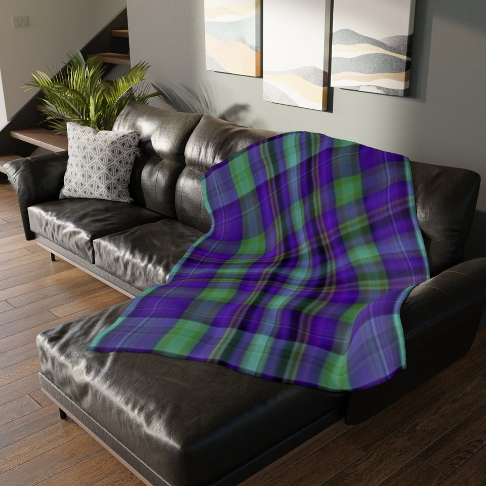 31CB  Colorful Plaid Blanket