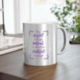 1SGM  Silver and Gold Christian Mug