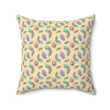 28PCF  Peacock Feather Pillow