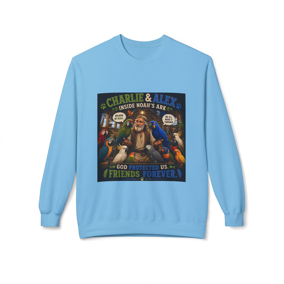 Charlie & Alex “Inside Noah’s Ark” Christian Sweatshirt CA17
