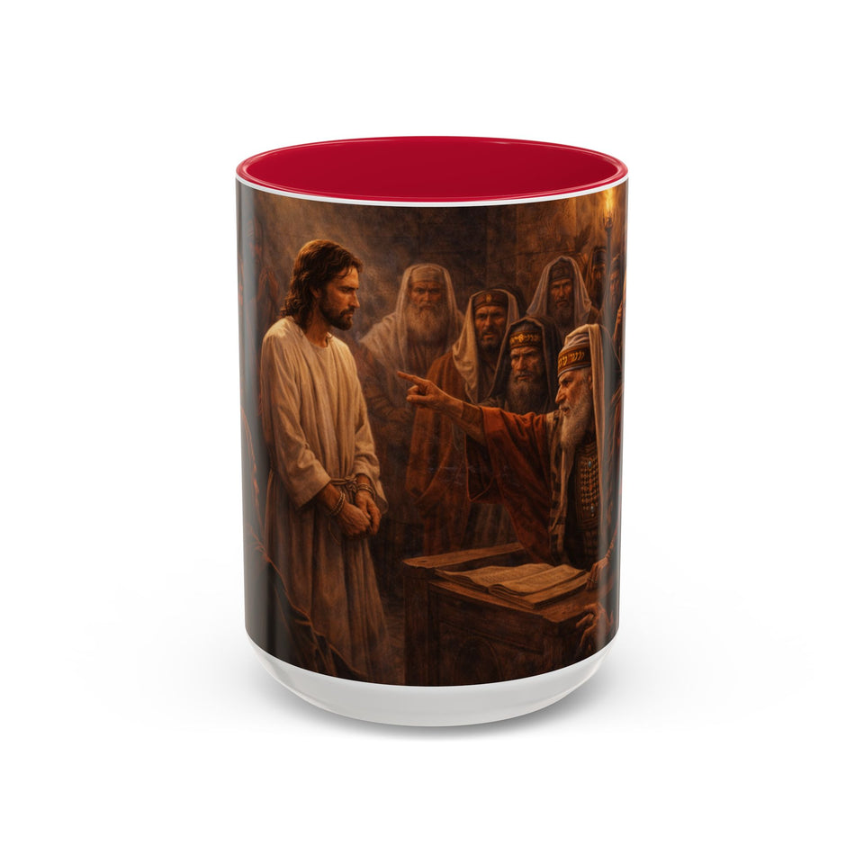 BSM80  Jesus Stands Before the Sanhedrin Mug