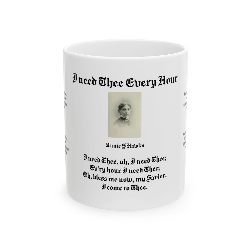 22H  I need Thee Every Hour Mug