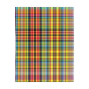 59CB  Colorful Plaid Blanket