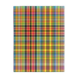 59CB  Colorful Plaid Blanket