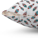 36PCF  Peacock Feather Pillow