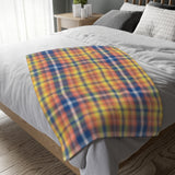 2CB  Colorful Plaid Blanket