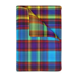 50CB  Colorful Plaid Blanket