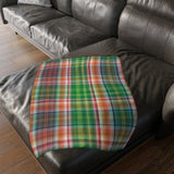 43CB  Colorful Plaid Blanket