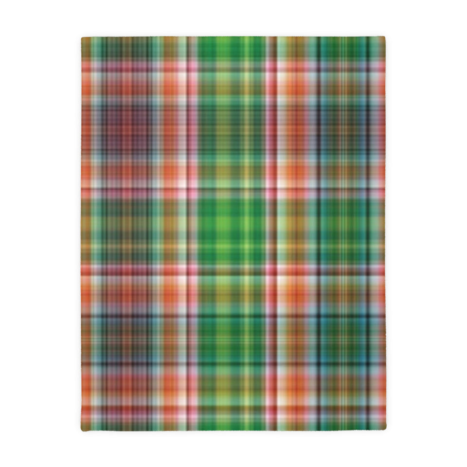 43CB  Colorful Plaid Blanket