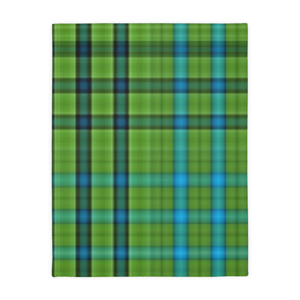 25CB  Colorful Plaid Blanket