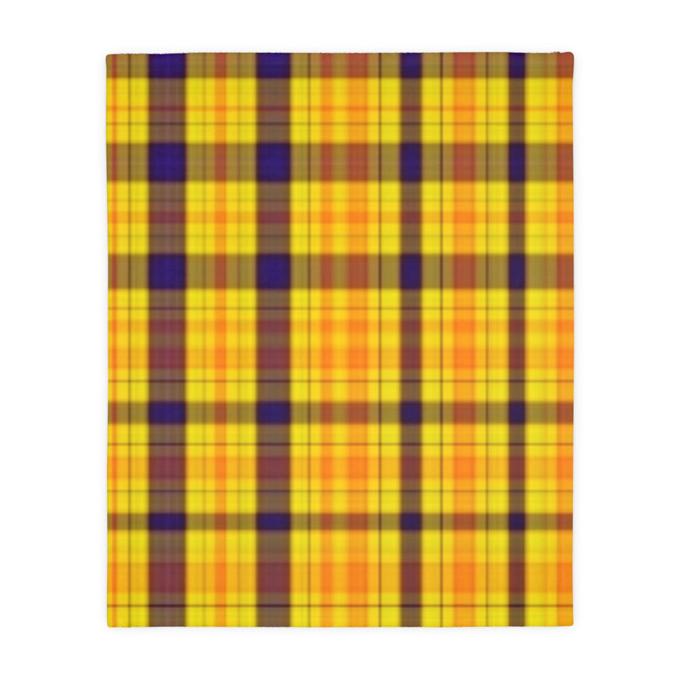 33CB  Colorful Plaid Blanket