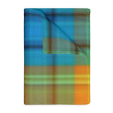 38CB  Colorful Plaid Blanket