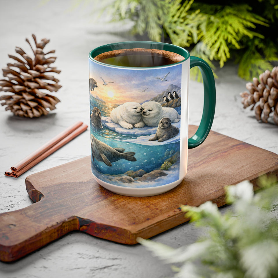 AM35  Arctic  Seal & Polar Friends Mug