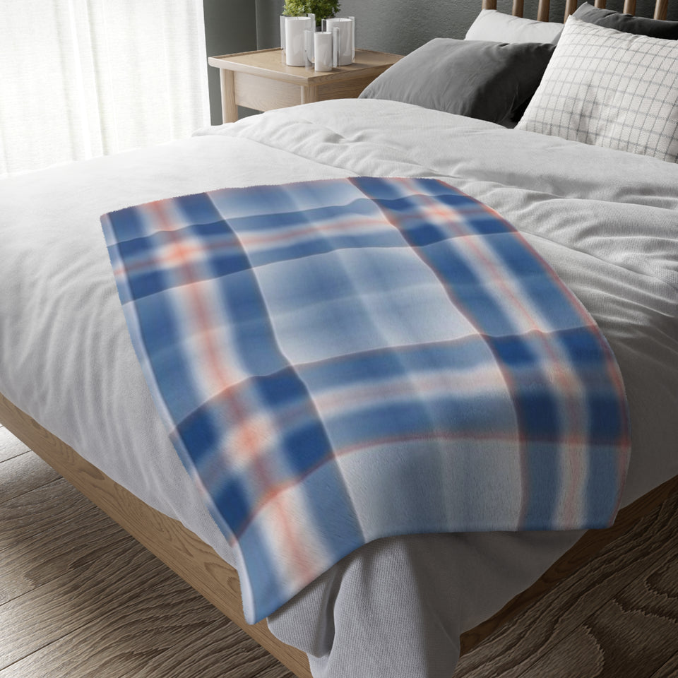 5CB  Colorful Plaid Blanket