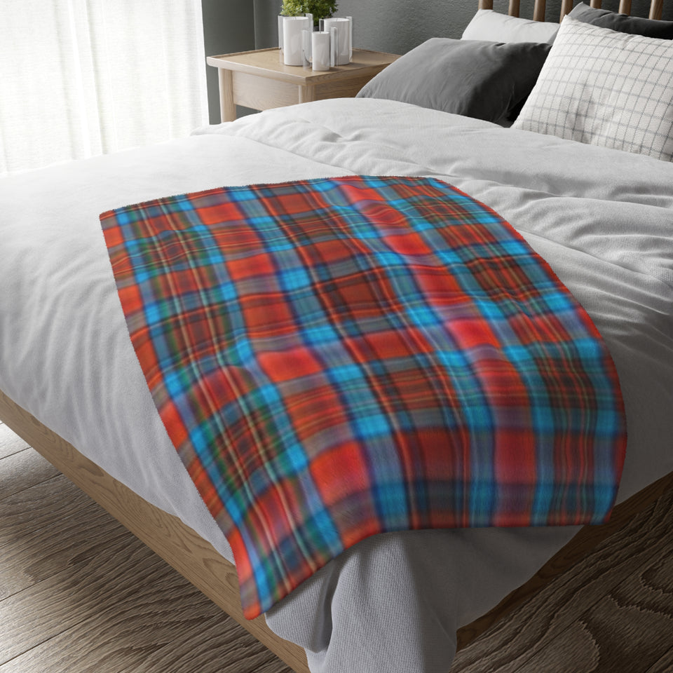 61CB  Colorful Plaid Blanket