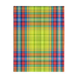 64CB  Colorful Plaid Blanket