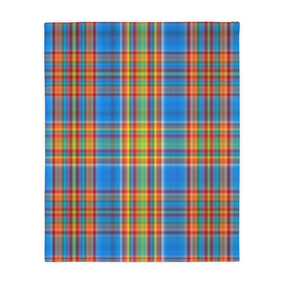 70CB Colorful Plaid Blanket