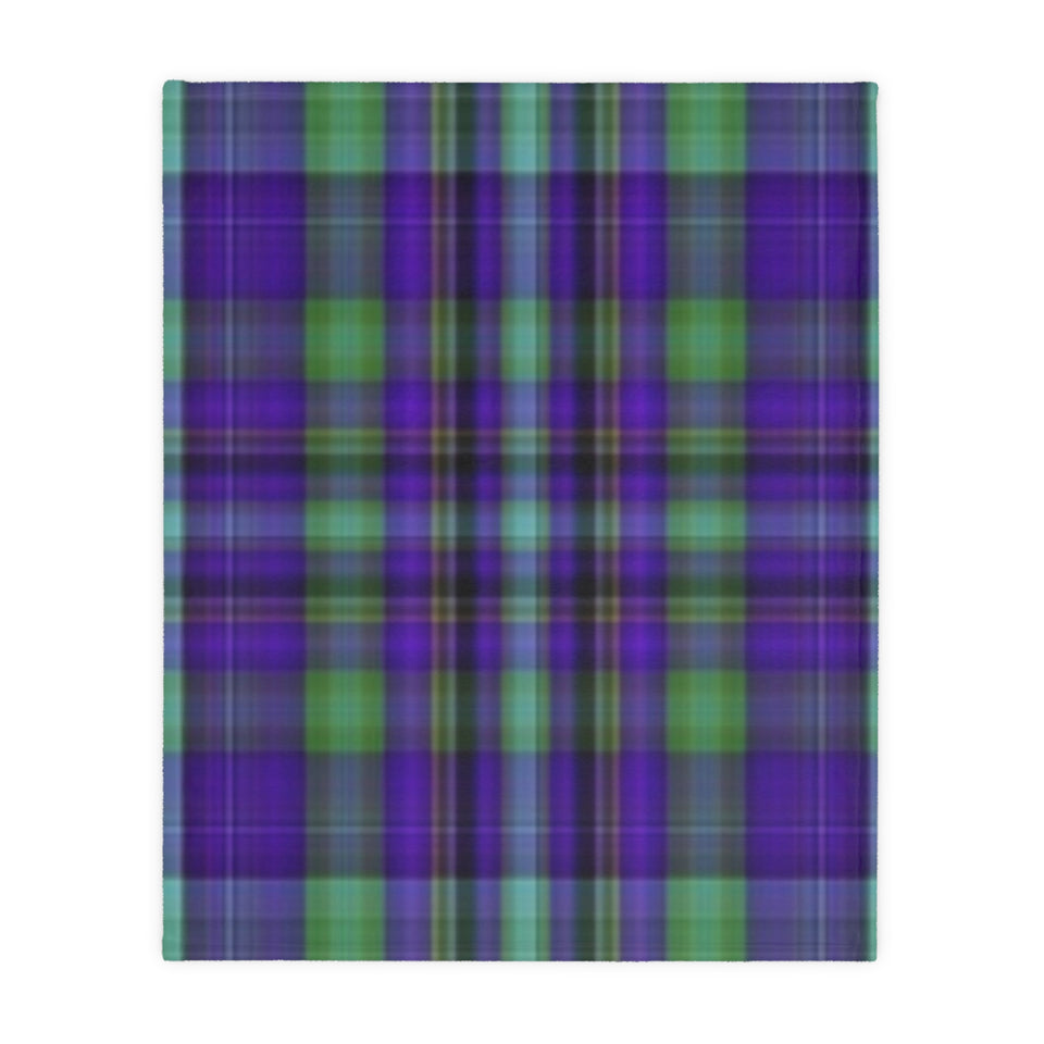 31CB  Colorful Plaid Blanket