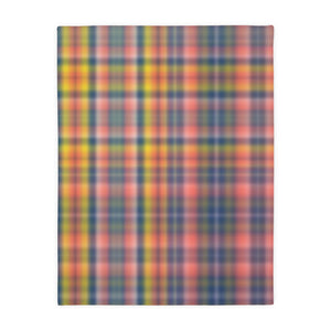 3CB  Colorful Plaid Blanket