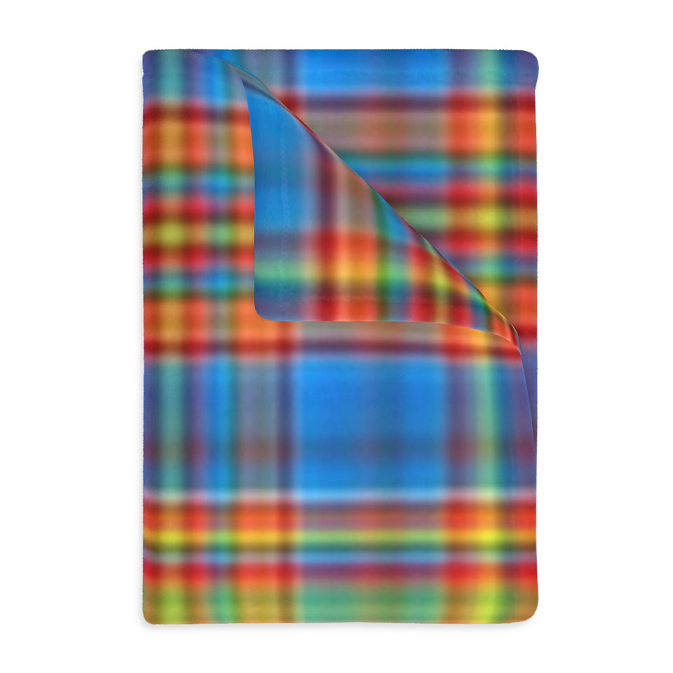 70CB Colorful Plaid Blanket