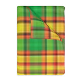 65CB  Colorful Plaid Blanket