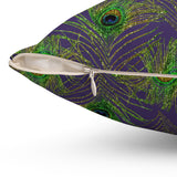 11PCF  Peacock Feather Pillow
