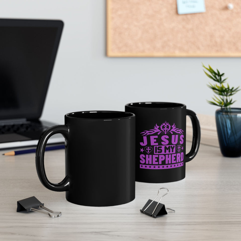 21BM  Black Christian Mug