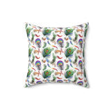 45PCF  Peacock Feather Pillow