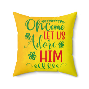 37WCP  Watercolor Christian Pillow