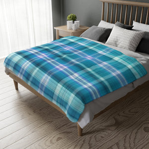 10CB  Colorful Plaid Blanket