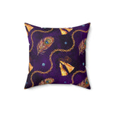 39PCF  Peacock Feather Pillow