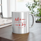 17SGM  Silver and Gold Christian Mug