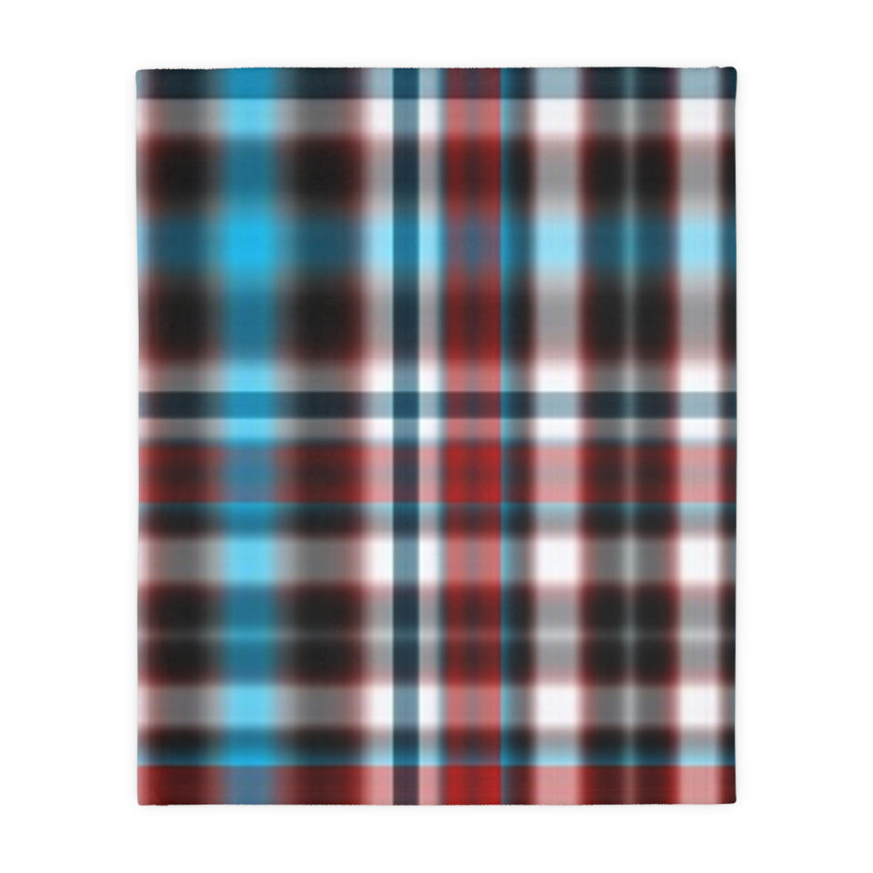 54CB  Colorful Plaid Blanket