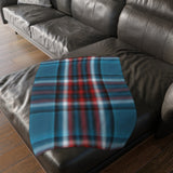 55CB  Colorful Plaid Blanket